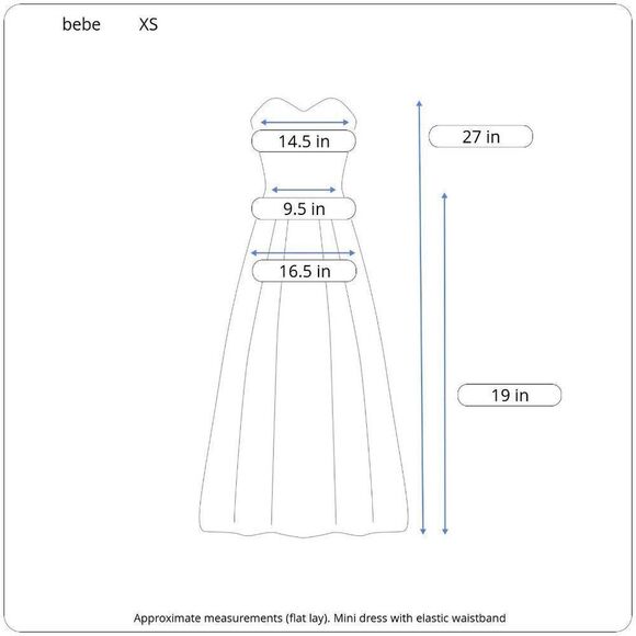 bebe Sheer Ruffle Strapless Dress - Picture 10 of 10